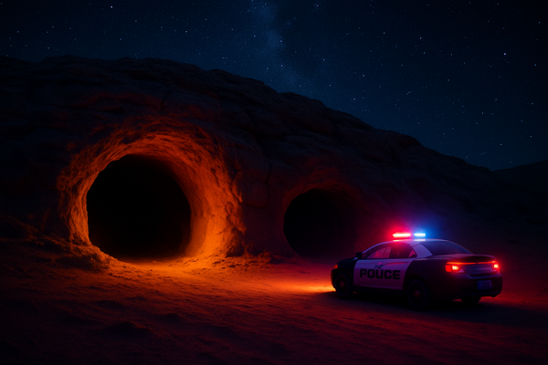 The cave between timelines